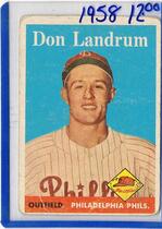 1958 Topps Base Set #291 Don Landrum