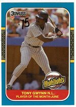 1987 Donruss Highlights #12 Tony Gwynn