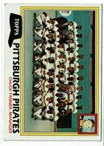 1981 Topps Base Set #683 Pirates Team