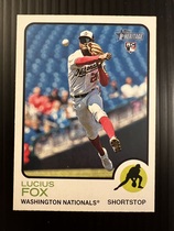 2022 Topps Heritage High Number #618 Lucius Fox