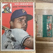 1954 Topps Base Set #16 Vic Janowicz