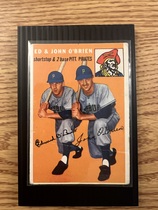 1954 Topps Base Set #139 Ed & Johnny O'Brien