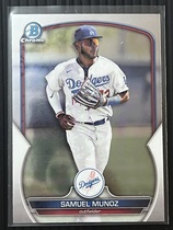 2023 Bowman Chrome Prospects #BCP-182 Samuel Munoz