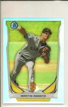 2014 Bowman Chrome Mini Scout Top 5 Prospects Refractor #BM-SFG4 Martin Agosta