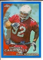 2010 Topps Chrome Blue Refractors #C125 Dan Williams