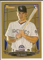 2013 Bowman Gold #43 Ryan Wheeler