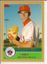 2003 Topps Traded Gold Bordered #T155 Chris Bootcheck