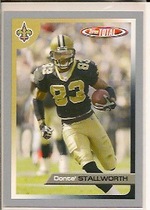 2005 Topps Total Silver #300 Donte Stallworth