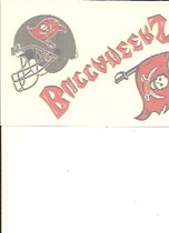2008 Score Donruss Decals Tattoos #28 Tampa Bay Buccaneer