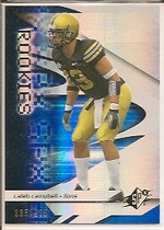 2008 SPx Base Set #92 Caleb Campbell