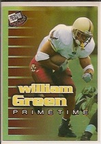 2002 Press Pass Primetime #PT4 William Green