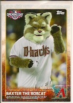 2015 Topps Opening Day Mascots #M-01 Baxter The Bobcat