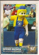 2015 Topps Opening Day Mascots #M-16 Bernie Brewer
