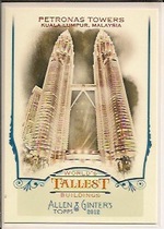 2012 Topps Allen and Ginter Worlds Tallest Buildings #WTB3 Petronas Towers