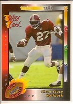 1992 Wild Card Red Hot Rookies Silver #7 Siran Stacy