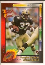 1992 Wild Card Red Hot Rookies Silver #17 Vaughn Dunbar