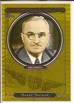 2007 Topps Distinguished Service #DS9 Harry Truman