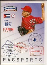 2015 Panini Contenders Passports #9 Yoan Lopez