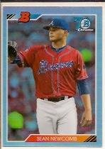 2017 Bowman Chrome 1992 Bowman #92B-SN Sean Newcomb