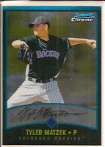 2011 Bowman Chrome Throwbacks #BCT9 Tyler Matzek