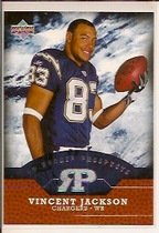 2005 Upper Deck Rookie Prospects #RP-VJ Vincent Jackson