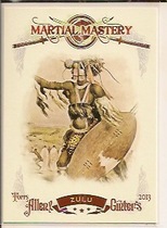 2013 Topps Allen and Ginter Martial Mastery #ZU Zulu