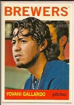 2013 Topps Heritage #476 Yovani Gallardo