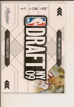 2009 Panini Prestige NBA Draft Class #35 Taylor Griffin