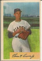 1954 Bowman Base Set #137 Elmer N Corwin Jr.