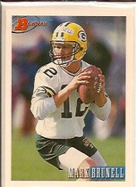 1993 Bowman Base Set #166 Mark Brunell