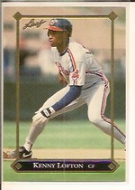 1992 Leaf Gold Rookies #BC-4 Kenny Lofton