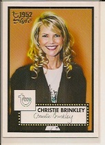 2005 Topps Style '52 #161 Christie Brinkley