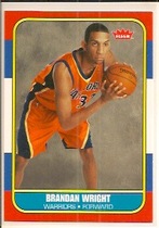 2007 Fleer 1986-87 Rookies #158 Brandan Wright