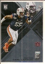 2017 Panini Elite Draft Picks #123 Carl Lawson