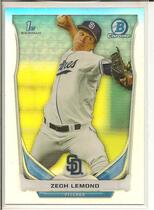 2014 Bowman Chrome Draft Refractor #CDP64 Zech Lemond