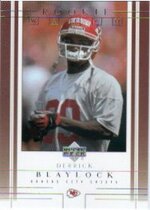 2001 Upper Deck Base Set #268 Derrick Blaylock