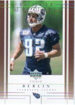 2001 Upper Deck Base Set #278 Eddie Berlin