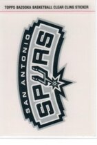 2005 Topps Bazooka Window Clings #26 San Antonio Spurs
