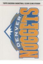 2005 Topps Bazooka Window Clings #7 Denver Nuggets