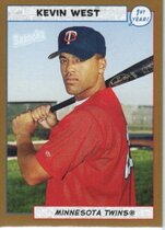 2005 Topps Bazooka Gold Chunks #211 Kevin West