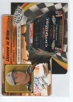 2002 Press Pass Trackside License to Drive Die Cuts #10 Robby Gordon
