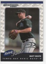 2001 Donruss Base Set #200 Matt White