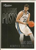 2013 Panini Prestige Prestigious Posts #6 Marc Gasol