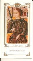 2010 Topps 206 Historical Events #HE5 Apr 18th 1909: Joan of Arc beatified