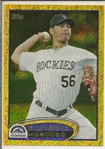 2012 Topps Gold Sparkle Series 2 #431 Guillermo Moscoso
