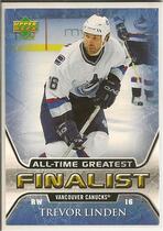 2005 Upper Deck All-Time Greatest (Finalist) #58 Trevor Linden