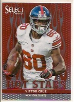 2013 Panini Select Hot Stars #17 Victor Cruz