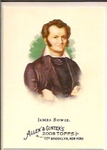 2008 Topps Allen & Ginter #323 James Bowie