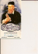 2011 Topps Allen and Ginter Mini Worlds Most Mysterious Figures #WMF8 Nostradamus