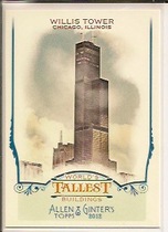 2012 Topps Allen and Ginter Worlds Tallest Buildings #WTB4 Willis Tower